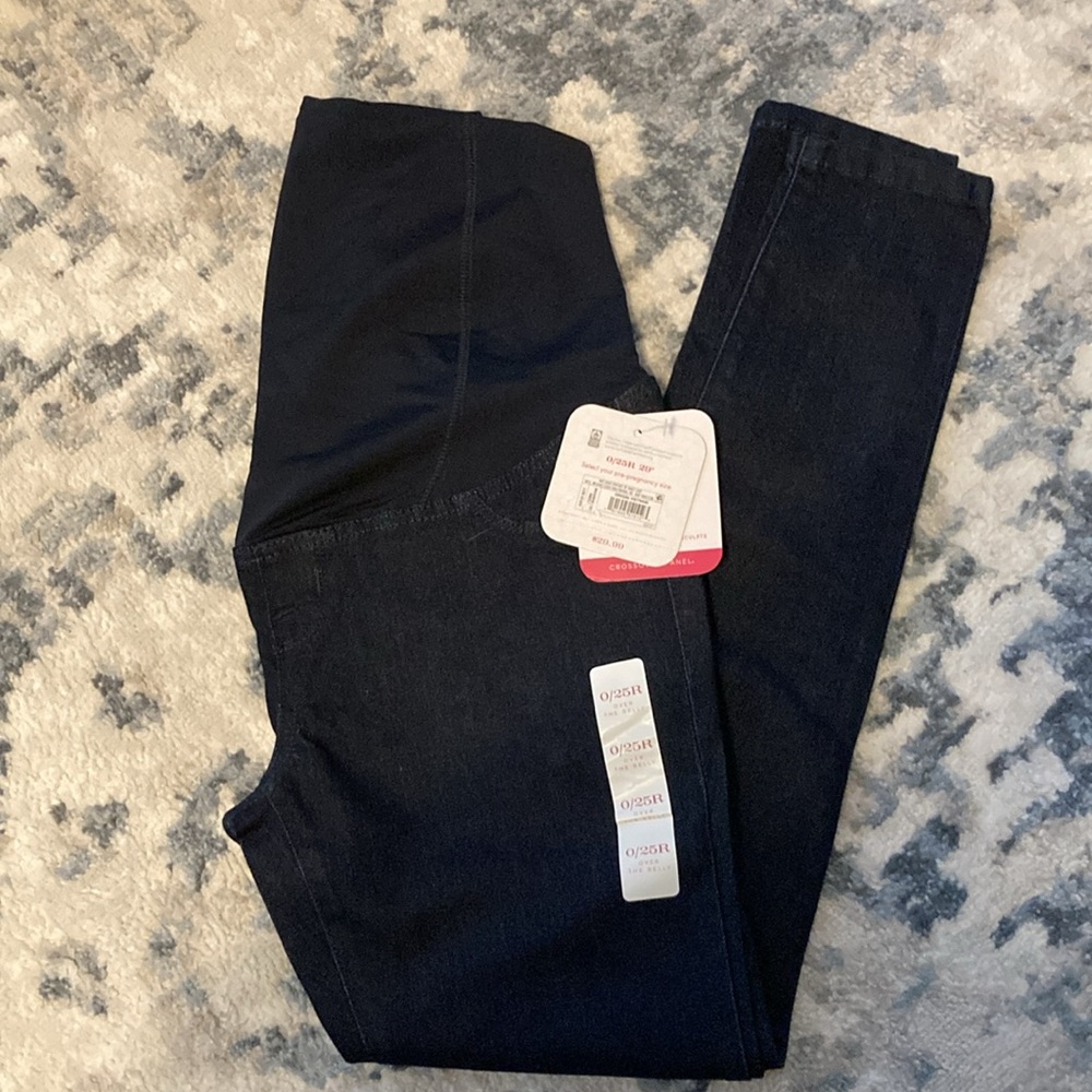 Ingrid and Isabel Dark Wash Maternity Jeans